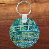 Claude Monet - Water Lilies en de Japanse brug Sleutelhanger (Voorkant)