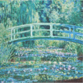 Claude Monet - Water Lilies en de Japanse brug Sticker (Voorkant)