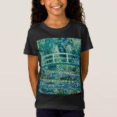 Claude Monet - Water Lilies en de Japanse brug T-shirt (Voorkant)