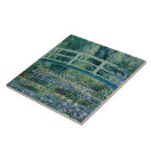 Claude Monet - Water Lilies en de Japanse brug Tegeltje (Zijkant)