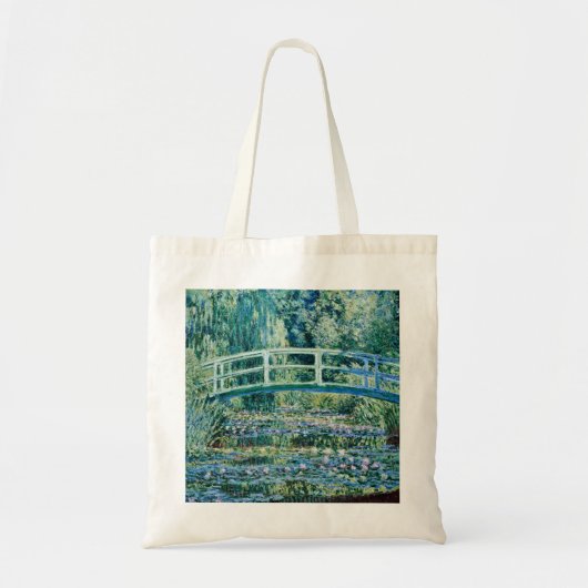 Claude Monet - Water Lilies en de Japanse brug Tote Bag (Voorkant)