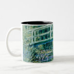 Claude Monet - Water Lilies en de Japanse brug Tweekleurige Koffiemok<br><div class="desc">Claude Monet - Water Lilies en de Japanse brug (1899)</div>