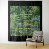Claude Monet, Water Lilies en de Japanse brug Wandkleed (In situ)