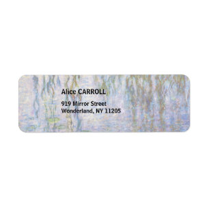 Claude Monet - Water Lilies Etiket