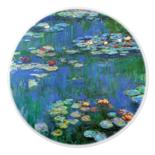 Claude Monet Water Lilies Fine Art Keramische Knop
