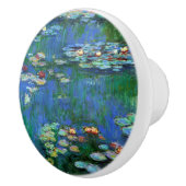 Claude Monet Water Lilies Fine Art Keramische Knop (Rechts)