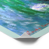 Claude Monet Water Lilies Fine Art Poster (Hoek)
