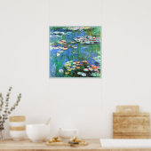 Claude Monet Water Lilies Fine Art Poster (Keuken)