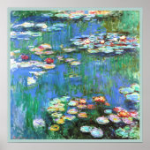 Claude Monet Water Lilies Fine Art Poster (Voorkant)