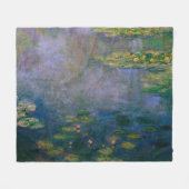 Claude Monet - Water Lilies Fleece Deken (Voorkant (Horizontaal))