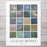 Claude Monet Water Lilies Fleece Deken<br><div class="desc">Gooi een deken met Claude Monet Waterlelies  bloemenlandschapsschilderijen.</div>