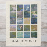 Claude Monet Water Lilies Fleece Deken<br><div class="desc">Gooi een deken met Claude Monet Waterlelies  bloemenlandschapsschilderijen.</div>