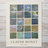 Claude Monet Water Lilies Fleece Deken