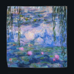 Claude Monet Water Lilies  Floral HD Art Bandana<br><div class="desc">Claude Monet Water Lilies  Floral HD Art Bandana & Handkerchief. Water Lilies schilderen door Claude Monet. Schilderd tussen 1916 en 1919.</div>