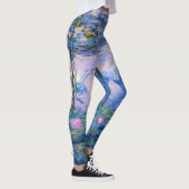 Claude Monet Water Lilies  Floral HD Art Leggings (Rechts)
