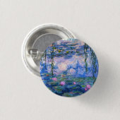 Claude Monet Water Lilies  Floral HD Art Ronde Button 3,2 Cm (Voorkant /achterkant)