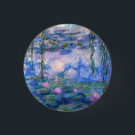 Claude Monet Water Lilies  Floral HD Art Ronde Button 3,2 Cm<br><div class="desc">Claude Monet Water Lilies  Floral HD Art Button. Water Lilies schilderen door Claude Monet. Schilderd tussen 1916 en 1919.</div>