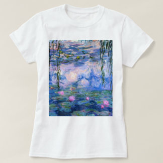 Claude Monet Water Lilies Floral HD Art T-shirt