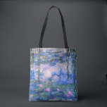 Claude Monet Water Lilies  Floral HD Art Tote Bag<br><div class="desc">Claude Monet Water Lilies  Floral HD Art Canvas tas. Water Lilies schilderen door Claude Monet. Schilderd tussen 1916 en 1919.</div>