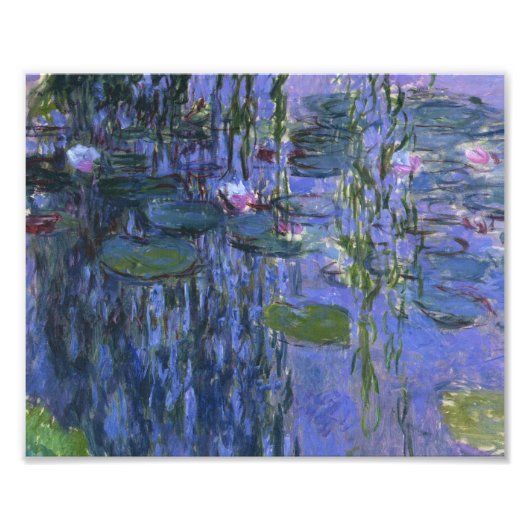 Claude Monet - Water Lilies Foto Afdruk (Voorkant)