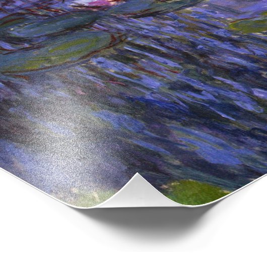Claude Monet - Water Lilies Foto Afdruk (Hoek)