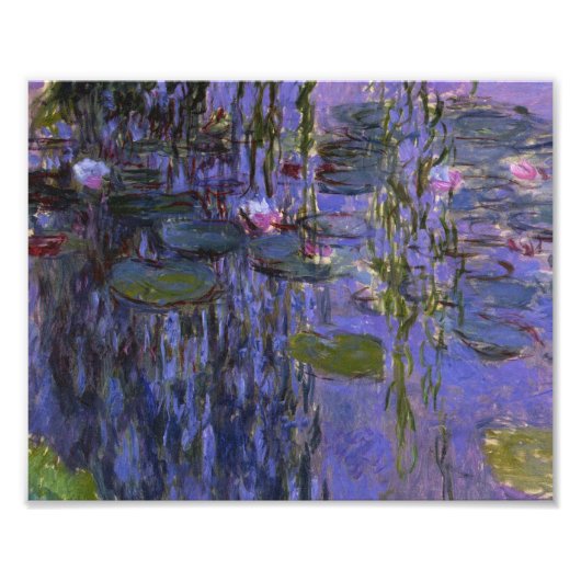 Claude Monet - Water Lilies Foto Afdruk (Voorkant)