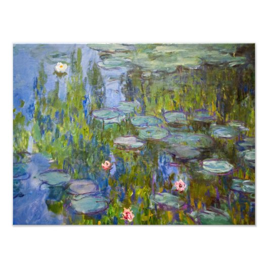 Claude Monet Water Lilies Foto Afdruk (Voorkant)