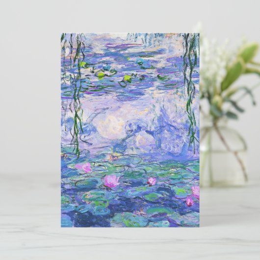 Claude Monet Water Lilies Franse impressionistisch (Staand voorkant)
