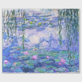 Claude Monet Water Lilies Franse impressionistisch Cadeaupapier (Vlak)