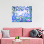 Claude Monet Water Lilies Franse impressionistisch Canvas Afdruk (Insitu (Woonkamer))