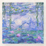 Claude Monet Water Lilies Franse impressionistisch Glazen Onderzetter<br><div class="desc">Claude Monet Water Lilies,  de Franse impressionist Art Water Lilies (of Nympheas),  is een serie van ongeveer 250 olieschilderijen van de Franse impressionist Claude Monet. De schilderijen tonen Monet's bloemtuin in Giverny.</div>