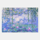 Claude Monet Water Lilies Franse impressionistisch Inpakpapier Vel (Voorkant)