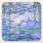 Claude Monet Water Lilies Franse impressionistisch Kartonnen Onderzetters<br><div class="desc">Claude Monet Water Lilies,  de Franse impressionist Art Water Lilies (of Nympheas),  is een serie van ongeveer 250 olieschilderijen van de Franse impressionist Claude Monet. De schilderijen tonen Monet's bloemtuin in Giverny.</div>