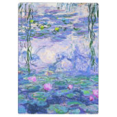 Claude Monet Water Lilies Franse impressionistisch Klembord (Achterkant)