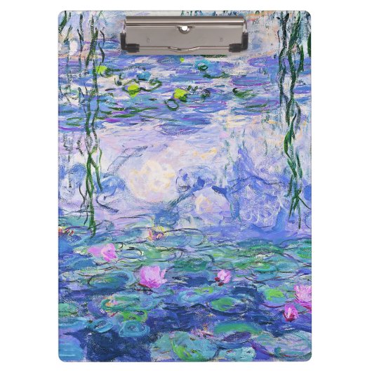 Claude Monet Water Lilies Franse impressionistisch Klembord (Voorkant)