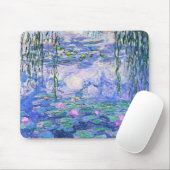 Claude Monet Water Lilies Franse impressionistisch Muismat (Met muis)