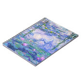 Claude Monet Water Lilies Franse impressionistisch Notitieboek (Linkerzijde)