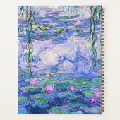Claude Monet Water Lilies Franse impressionistisch Planner (Achterkant)