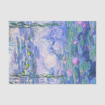 Claude Monet Water Lilies Franse impressionistisch Tissuepapier<br><div class="desc">Claude Monet Water Lilies,  de Franse impressionist Art Water Lilies (of Nympheas),  is een serie van ongeveer 250 olieschilderijen van de Franse impressionist Claude Monet. De schilderijen tonen Monet's bloemtuin in Giverny.</div>