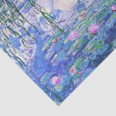 Claude Monet Water Lilies Franse impressionistisch Tissuepapier (Detail)