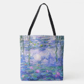 Claude Monet Water Lilies Franse impressionistisch Tote Bag (Voorkant)