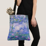 Claude Monet Water Lilies Franse impressionistisch Tote Bag<br><div class="desc">Claude Monet Water Lilies,  de Franse impressionist Art Water Lilies (of Nympheas),  is een serie van ongeveer 250 olieschilderijen van de Franse impressionist Claude Monet. De schilderijen tonen Monet's bloemtuin in Giverny.</div>