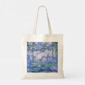 Claude Monet Water Lilies Franse impressionistisch Tote Bag (Achterkant)
