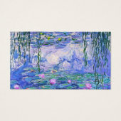 Claude Monet Water Lilies Franse impressionistisch Visitekaartje (Voorkant)