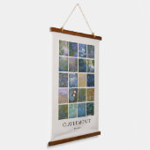 Claude Monet Water Lilies Hangend Wandkleed (Gebogen)