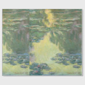 Claude Monet Water Lilies Impressionist Painting Cadeaupapier (Vlak)