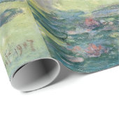 Claude Monet Water Lilies Impressionist Painting Cadeaupapier (Rol Hoek)