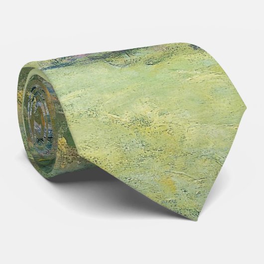 Claude Monet Water Lilies Impressionist Painting Stropdas (Opgerold)