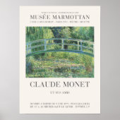 Claude Monet Water Lilies Japanse voetbalbond Poster (Voorkant)