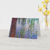 Claude Monet - Water Lilies Kaart (Gele Bloem)